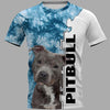 PITBULL IN WINTER Shirt 3D Full Printing for Dog Mom Dad lovers