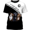 Pitbull is Harmless, It’s Me You Should Worry About -Pit Bull Dog Men and Women 3D Shirt