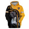 Pitbull Paws Yellow Shirt 3D Full Printing for Dog Mom Dad lovers