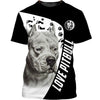 Pitbull Shirt 3D Full Printing for Dog Mom Dad lovers
