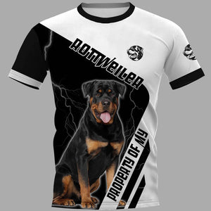 Property Of My Rottweiler Dog Men and Women 3D Full Printing