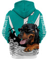Rottweiler – Make me happy – Deezay Rott – Men and Women 3D Shirt