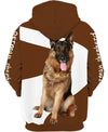 Parent Dog – Love My Child –  Love German Shepherd Men and Women Ver.8 3D Shirt