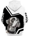 Dog Boxer Never Walk Alone 3D shirt for Boxer lovers