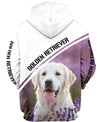 Golden Retriever Cute Men and Women 3D Ver.2 T Shirt