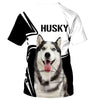 Husky make me happy Men and Women 3D Shirt