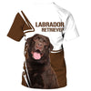 Labrador make me happy Men and Women 3D Shirt