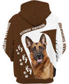 When i needed a hand i found your paw German Shepherd Men and Women 3D Shirt