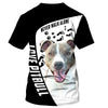 Love Pitbull – if you don’t have one you’ll never understand Men and Women Ver.2 3D Shirt In Black/White