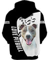 Love Pitbull – if you don’t have one you’ll never understand Men and Women Ver.2 3D Shirt In Black/White