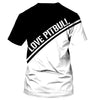 Love Pitbull – if you don’t have one you’ll never understand Men and Women Ver.3 3D Shirt In Black/White