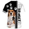 Love Beagle – Life is just better when I’m with my dog Men and Women 3D Shirt
