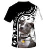 Love Pitbull Men and Women 3D Shirt
