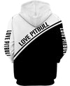 Lovely Pitbull dog Men and Women 3D Shirt