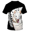 Love Husky In White Men and Women 3D Shirt