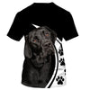 Black Labradors  Men and Women 3D Shirt