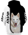 Love Husky In White Men and Women Ver.2 3D Shirt
