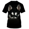 Love Husky Face Men and Women 3D Shirt