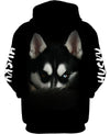 Love Husky Face Men and Women 3D Shirt