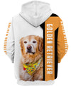 Loves golden retrievers – A friend who really understand me Men and Women 3D Shirt