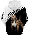 Love Pitbull – A friend who really understand me Men and Women Ver.4 3D Shirt
