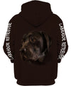 Chocolate Labrador Retriever Men and Women Ver.4 3D Shirt
