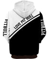 Funny Face – My Friend – Love Pitbull – Men and Women Ver.2 3D Shirt