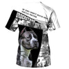 Funny Face – My Friend – Love Pitbull – Men and Women Ver.3 3D Shirt