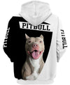 Funny Face – My Friend – Love Pitbull – Men and Women Ver.9 3D Shirt