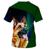 Angels among us – German Shepherd Men and Women 3D Shirt