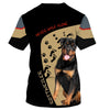 Funny Face – My Friend – Hello Beautiful – Love Rottweiler Men and Women 3D Shirt