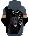 Funny Face – My Friend – Hello Beautiful – Love Black German Shepherd Men and Women 3D Shirt