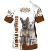 My Friend – Love Cute German Shepherd Men and Women 3D Shirt