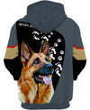 Love – German Shepherd Men and Women 3D Shirt