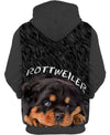 Parent Dog – Love My Child – Rottweiler Men and Women 3D Shirt