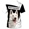 Parent Dog – Love My Child – White Shepherd Men and Women 3D Shirt