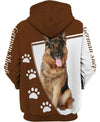 Parent Dog – Love My Child –  Love German Shepherd Men and Women Ver.3 3D Shirt
