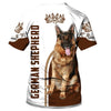 Parent Dog – Love My Child –  Love German Shepherd Men and Women Ver.5 3D Shirt