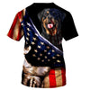 ROTTWEILER Service Dog Men and Women 3D Shirt