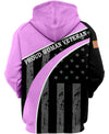 Proud woman veteran Shirt 3D Full Printing for Dog Mom Dad lovers