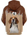 I Love You My Beagle Shirt 3D Full Printing for Dog Mom Dad lovers