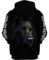 Black German Shepherd Dabbing Men and Women 3D Shirt