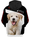 Lovely Golden Retriever – Golden Made Me Happy Men and Women 3D Shirt