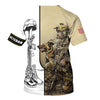 U.S VETERAN Men and Women 3D T Shirt