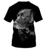 Love Dog – Love Labrador Full Black Men and Women 3D Shirt