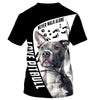 Love Pitbull Men and Women 3D in Black/White Ver.4 T Shirt