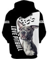 Love Pitbull Men and Women 3D in Black/White Ver.4 T Shirt