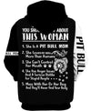 Black&Tan Pitbull Men and Women 3D Shirt