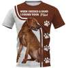 Rhodesian Ridgeback Men and Women 3D T Shirt