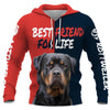 ROTTWEILER DOG BEST FRIEND Men and Women 3D Print Pullover